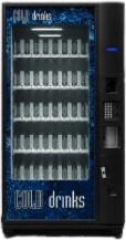 Dixie Narco BevMax 3800-4 Glass Front Drink Machine